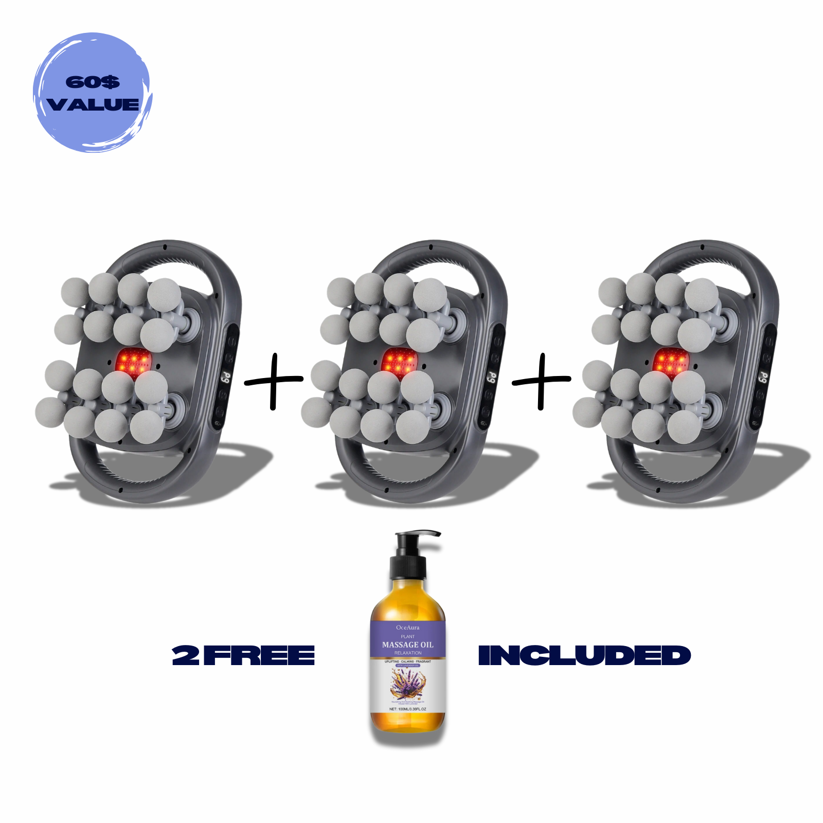 Aurum 16-Head Massage Gun