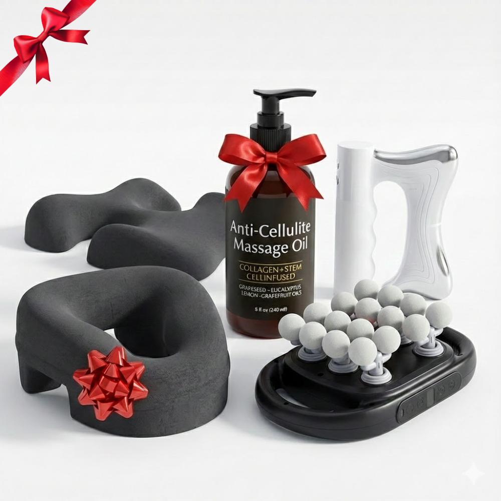 Pistola de masaje Aurum de 16 cabezales